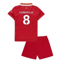 Liverpool Dominik Szoboszlai #8 Fußballbekleidung Heimtrikot Kinder 2024-25 Kurzarm (+ kurze hosen)